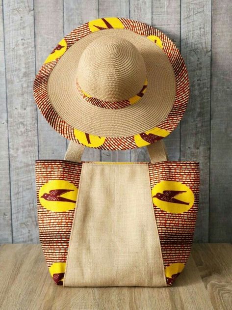 Hand Painted Bags Handbags, African Fabric Accessories, Pola Topi, African Shop, Ankara Bags, African Hats, Handmade Fabric Bags, African Bag, African Designs