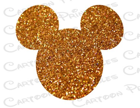 Mickey Mouse Head Gold Glitter Bling IMAGE Mouse Ears Printable Clip Art Iron on Disney Shirt Party Gold Mickey Mouse, Mickey Head Characters, Mickey Mouse Head Template, Minnie Mouse Head Printable, Princess Mickey Head, Gold Mickey Ears, Head Clipart, Dapper Day Disneyland, Mickey Mouse Printables