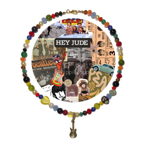 the beatles 
john lennon ringo star george harrison paul mccartney 
handmade beaded necklace 
yellow submarine
drive my car
60s music 
hippiezhop Ideas Para Pulseras, Bracelets Ideas, Inspired Necklace, Like U, Homemade Jewelry, Stuff I Need, Rolling Stone, Jewellery Ideas, Bracelet Ideas