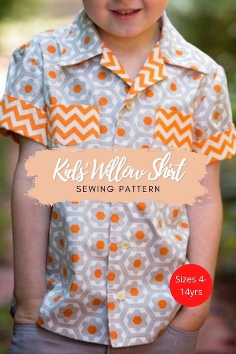 Boy Shirt Sewing Pattern, Boys Collared Shirt Pattern, Sewing Patterns For Boys Clothes, Sewing Boys Clothes, Boy Sewing Patterns, Toddler Shirt Pattern, Boys Sewing Patterns Free, Boys Shirt Design, Sewing For Boys