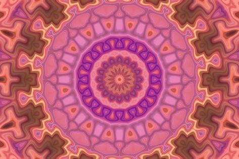 Geometric Mandala, Neon Glow, Abstract Background, Premium Photo, Abstract Backgrounds, Neon, Stock Photos, Mandalas