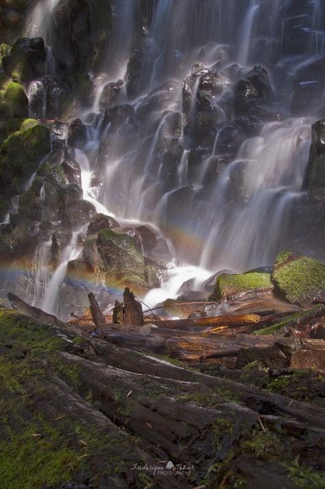 Ramona Falls, What A Beautiful World, Double Rainbow, Beautiful Sites, Nature View, Water Views, Nature Scenes, Nature Photos, Nature Beauty