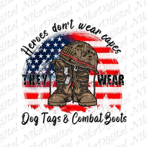 Combat Boots Png, I Love My Veteran, America Flag Wallpaper, Female Veteran, Boots Png, Boots Design, Svg Fonts, Navy Design, Family Png