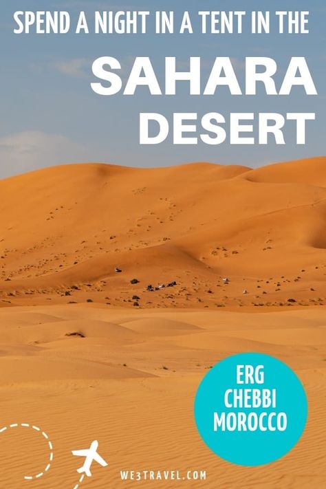 Make your Arabian nights fantasy come true with an overnight stay at a Morocco desert camp. #sahara #desertcamp #morocco Moroccan Desert, Morocco Desert, Desert Camp, Camping Lifestyle, Travel Morocco, Travel Movies, The Sahara Desert, Adventure Bucket List, Morocco Travel