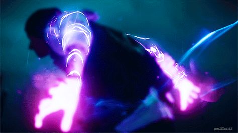 Infamous Second Son, Super Powers Art, Magic Design, Magic Aesthetic, Animation Reference, Aesthetic Gif, Magic Art, Neon Lights, Dnd Characters