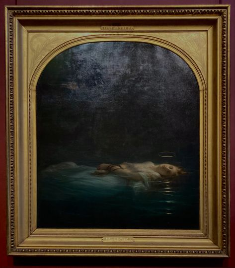 Paris Art Painting, Ophelia Painting, Michael Collins, Louvre Paris, Louvre Museum, Floating In Water, Grand Palais, Aesthetic Painting, Water Painting