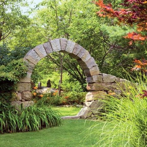 Garden Archway, Garden Gates And Fencing, Moon Gate, Garden Entrance, Moon Garden, Enchanted Garden, Garden Features, Garden Gates, Zen Garden