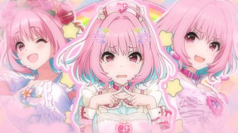 🎀 edit req 4: @v1rtualpwuppi3 Riamu Yumemi Banner, Riamu Yumemi Gif, Kawaii Kei, Kawaii Wallpapers, Cute Banners, Kawaii Core, Fav Characters, Different Fonts, Kawaii Wallpaper