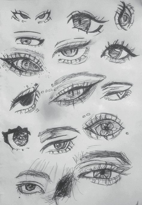 Drawing eyes with pen Eye Ball Drawings, Eye Balls Drawing, Eye Ball Sketch, Anime Eye Sketch, Eye Pen Drawing, Anime Eyes Sketch, Eye Drawing Anime, Eye Sketch Easy, Eye Ball Drawing