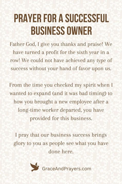 Anchor your aspirations as a business owner with this prayer for success and fulfillment. Invite God into your endeavors, trusting in His provision and guidance for every aspect of your business journey. Discover the transformative power of this prayer for business owners at Grace and Prayers. Prayers For Business Success, Prayers For Business, Prayer For Business Success, St Benedict Prayer, Encouraging Prayers, Prayer For Success, Business Prayer, Study Notebook, Short Prayers