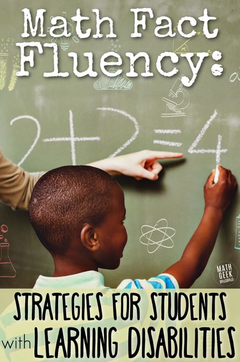 Do you teach struggling learners? Read 7 powerful strategies that will help every student with math fact fluency and help your students with learning disabilities grow and gain confidence. Math fact fluency for students with learning disabilities requires a tailored and holistic approach & these tips & ideas will help. Multisensory Math, Fluency Strategies, Teaching Math Strategies, Problem Solving Strategies, Math Fact Fluency, Math Geek, Math Operations, Special Needs Students, Fact Fluency