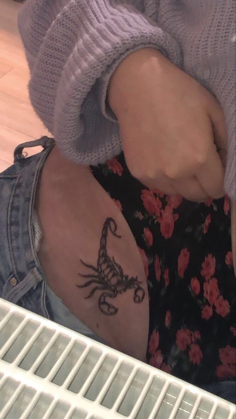 Small Scorpio tattoo in the hip Tattoo For Woman, Scorpio Tattoo, Fish Tattoos, Jesus Fish Tattoo, Tattoos For Women, Tattoos, Pins, Quick Saves