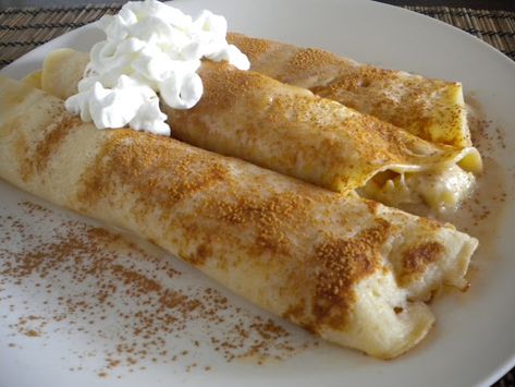 Filling For Crepes, Savory Crepe Recipe, Crepes Savory, Crepes Easy, Crepe Filling, Banana Filling, Recipes Crepes, Desserts Banana, Making Crepes