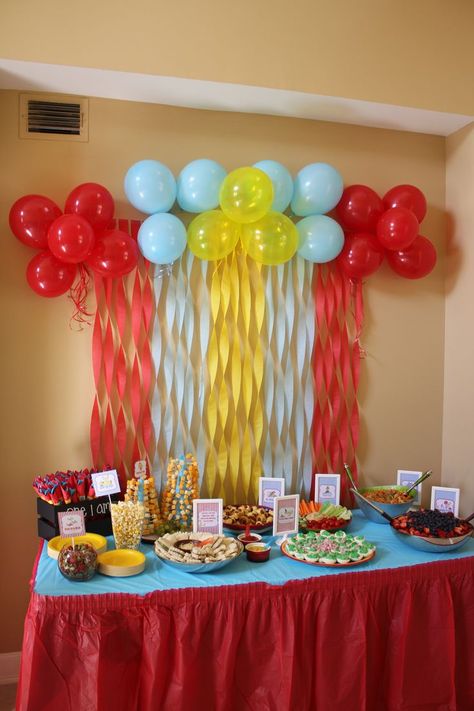 dr seuss table setting | ... our food table decor from Matthew's 1st Birthday - Theme: Dr. Seuss Baby Shower Cake Table Backdrop, Birthday Party Decorations Simple, Party Decorations Simple, Easy Birthday Party Decorations, Cheap Birthday Decorations, Cake Table Decorations Birthday, Birthday Decoration Items, Baby Shower Cake Table, Birthday Party Table Decorations