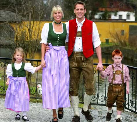 Austrian Clothes, Sound Of Music Costumes, German Traditional Clothing, Drindl Dress, German Traditional Dress, Mountains Scenery, Folklore Fashion, Tap Costumes, German Dress