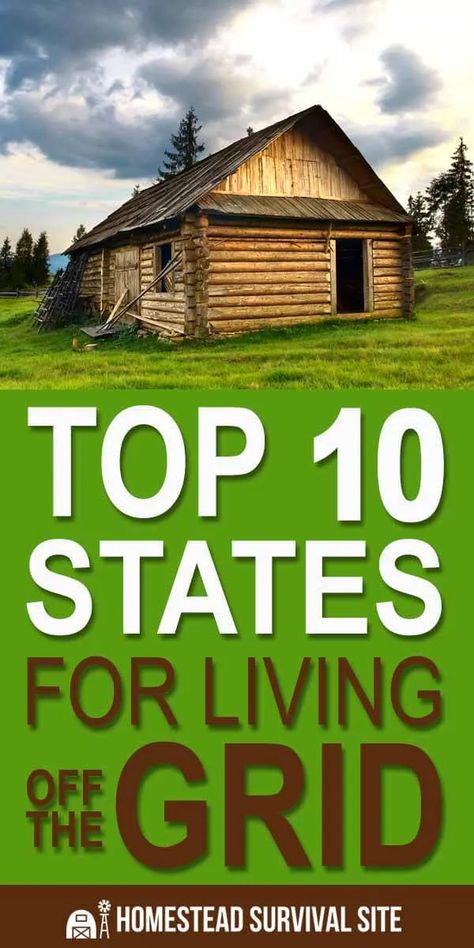 List Of States, Off Grid Homestead, Population Density, Off Grid Survival, Living Off The Grid, Off Grid House, Going Off The Grid, Homesteading Diy, Homestead Farm