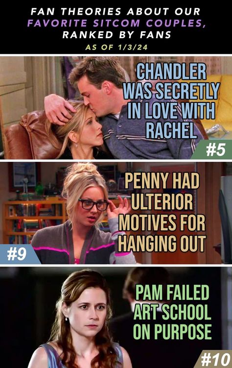 What could be more irresistible than a quality sitcom couple? From will-they-won't-they duos like Pam and Jim on The Office to long-married pairs like Phil and Claire on Modern Family, it's fun to watch their love stories unfold. Some fans are so invested that they take to Reddit to conjure up all sorts of crazy theories. Whether it's questioning the timing of when chara... #sitcomcouples #fantheories #sitcomspeculations #tvlove #uniqueunions #comedyconjectures #smallscreenromances #fandomfrenzy Sitcoms To Watch, Sitcom Couples, Sitcom Aesthetic, Modern Family Aesthetic, Phil And Claire, Pam And Jim, Jim And Pam, It Crowd Quotes, Best Jim And Pam Episodes List