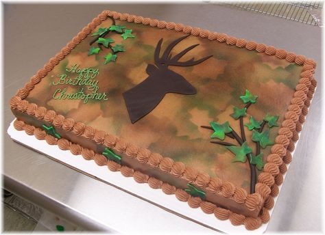 Deer With Camo  on Cake Central Fondant Deer, Camo Birthday Cakes, Hunting Birthday Cakes, Camo Cakes, Benefit Ideas, Camo Cake, Nature Cake, Hunting Cake, Grooms Table