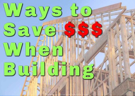 Step By Step Building A House, Ways To Save Money When Building A House, Cheapest Way To Build A House, Building A House Must Haves, Home Construction Cost, Building A Small House, Homestead Life, Low Cost Housing, Building A Cabin