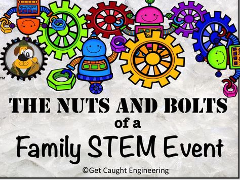 Do you do Family STEM Nights at your school? In this blog Get Caught Engineering shares tips, a timeline for planning, and resources for a successful STEM Family Night. Stem Night Activities, Stem Family Night, Stem Towers, Family Science Night, Stem Night, Stem Activities For Kids, Stem Club, Easy Stem, Math Night