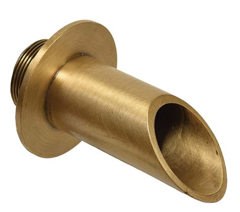 Amazon.com: Vianti Falls Brass 2" Round Scupper Accent Wall Spout with Round Wall Plate: Everything Else Fountain Spout, Large Water Features, Water Feature Wall, Pool Water Features, Water Spout, Pool Fountain, Wall Fountain, Pool Water, Brass Wall