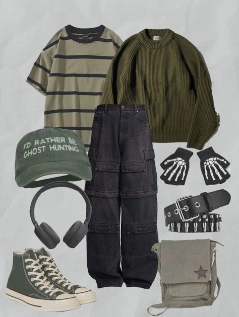 Grunge Fits, Masc Outfits, Downtown Outfits, Funky Outfits, Neue Outfits, Dream Style, Pretty Clothes, Fit Ideas, Summer 24