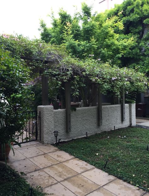 Stucco Fence Wall, Stucco Fence, Stucco Wall, Fence Wall, Yard Fence, Stucco Walls, Fencing, Garden Wall, Arbor