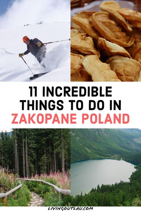 Things To Do In Zakopane Poland Zakopane Skiing, Poland Winter, Poland Zakopane, Poland Summer, Europe Adventure, Travel Poland, Zakopane Poland, Travelling Europe, Thermal Baths