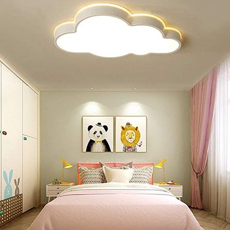 LAKIQ Modern Creative Acrylic LED Lights Cloud Shape Children Room Ceiling Light Flush Mount Ceiling Chandelier Lighting Fixture for Kids Bedroom Kindergarten Living Room (Warm Light, 25.5'') - - Amazon.com Led Lights Cloud, Ceiling Light Flush Mount, Kids Ceiling Lights, Cloud Ceiling, Metal Ceiling Lighting, Cloud Shape, Modern Flush Mount, Room Ceiling, Chandelier Lighting Fixtures