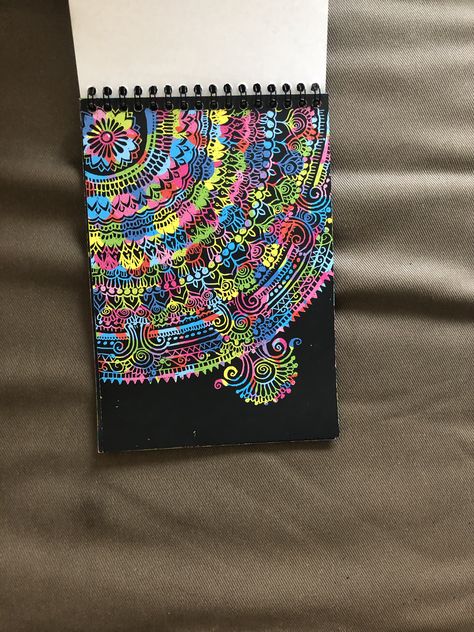 Scratch Note Art Ideas, Scratch Book Ideas, Scratchbook Ideas, Rainbow Scratch Art Ideas, Super Clay, Scratch Paper Art, Scratch Book, Chill Guy, Scratchboard Art