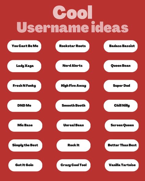 700+ Epic Username Ideas - Best Cute, Kawaii Aesthetic Usernames To Choose From Dark Usernames, Roblox User Name Ideas, Cool Usernames, Roblox Usernames, Usernames Ideas, Username Generator, Usernames For Instagram, 50 Aesthetic, Aesthetic Usernames