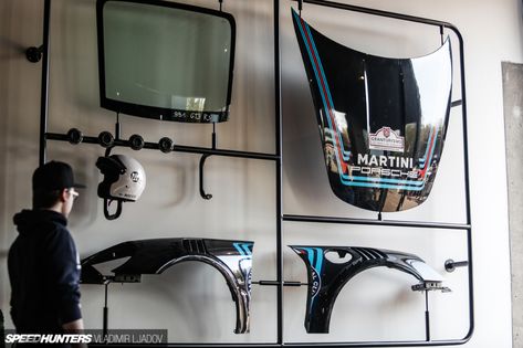 Car Guy Room Ideas, Car Display Design, Racing Interior, Obsessed Garage, Guy Room Ideas, Trophy Cabinets, Office Graphics, Car Man Cave, Garage Loft