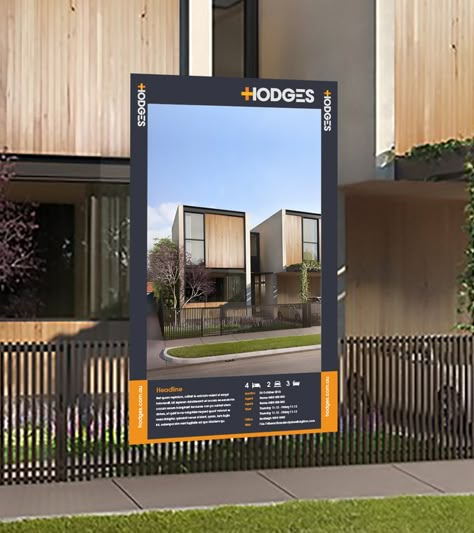 Hodges Real Estate Rebrand & Advertising Agency | Traffic Real Estate Signage Design, Property Advertising Design, Real Estate Signboard, Property Hoarding Design, Real Estate Hoarding Design, Construction Billboard Design, Property Billboard Design, Real Estate Signage, Market Signage