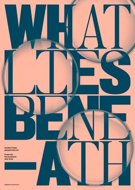 Another Poster, Poster Grafico, Type Faces, Typographic Poster Design, Typo Poster, Motion Wallpapers, 타이포그래피 포스터 디자인, What Lies Beneath, Creative Freedom