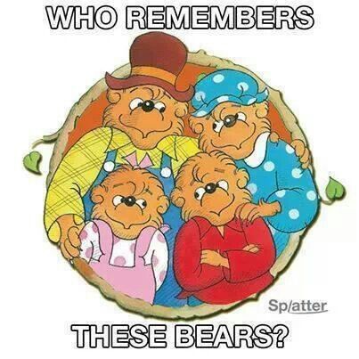 Who remembers these guys? Bernstein Bear, The Berenstain Bears, Berenstain Bears, Character Types, Bear Character, Bear Tattoo, 90s Childhood, Those Were The Days, Papa Bear