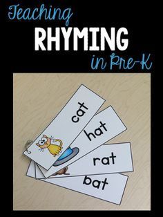 Teach Rhyming in Pre-K Teaching Rhyming, Preschool Rhyming, Teach Rhyming, Rhyming Preschool, Preschool Journals, Prek Literacy, Daycare School, Preschool Language, Rhyming Activities