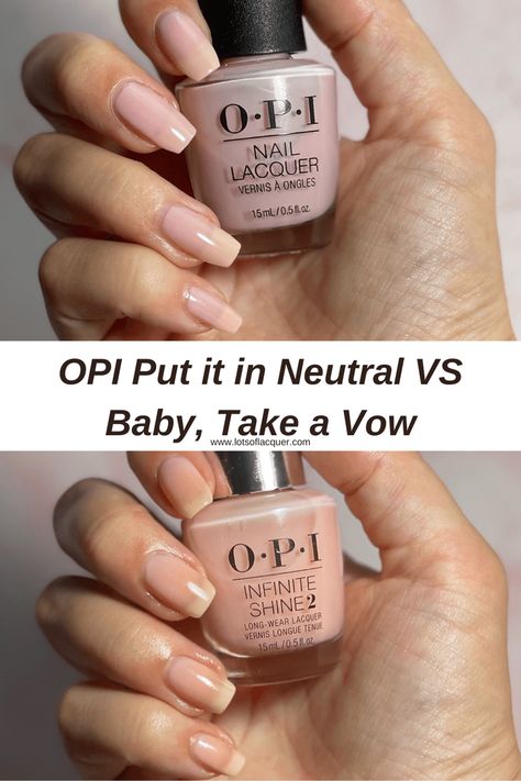 Opi Sheer Pink, Take A Vow Opi, Baby Take A Vow Opi, Pinterest Edit, Bossy Nails, Neutral Polish, Opi Nail Polish Colors, Neutral Nail Polish, Opi Nail Colors