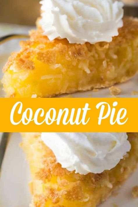 Chocolate Haupia Pie Recipe, Coconut Pie Recipe, Frozen Pie, Coconut Pie, Cream Pies, Coconut Cream Pie, Yummy Chicken Recipes, Italian Pizza, Best Dinner