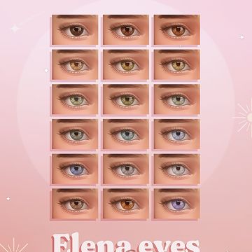 Elena eyes ~ contacts & defaults | Miiko on Patreon Sims 4 Cc More Eye Colors, Sims 4 Eye Color Patreon, The Sims 4 Non Default Eyes, Ts4 Cc Default Eyes, Sims 4 Cc Eyecolor Patreon, Sims 4 Eyes Realistic, Sims 4 Cc Eyes Color Maxis Match, Sims 4 Eye Color Default, Sims 4 Cc Eyes Color Default