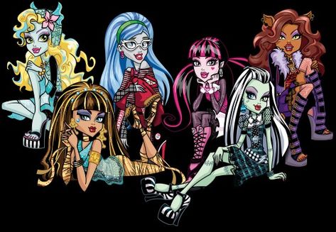 Monster High Group Pfp, Monster High Photoshoot, Monster High Group, Monster High Halloween, Monster High School, Character Group, Monster High Party, Love Monster, Cute Headers