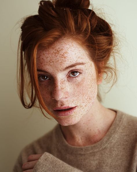 Woman With Freckles, Freckles Girl, Beautiful Red Hair, Ginger Girls, Female Portraits, Red Hair Color, Delphinium, Portrait Inspiration, Ginger Hair