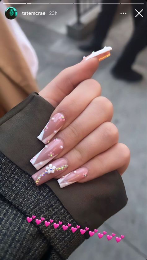 Tate Mcrae Nails Ideas, Tate Mcrae Nails, Ideas Para Uñas, Acrylic Nails Designs, Colorful Nails, Tate Mcrae, Nail Swag, Short Acrylic Nails Designs, Short Acrylic