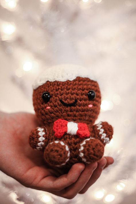 Charles the Gingerbread Man Crochet Gingerbread Man Amigurumi Free Pattern, Christmas Crochet Patterns Amigurumi, Gingerbread Man Amigurumi, Crochet Mini Gingerbread Man, Crochet Reindeer Pattern Free Amigurumi, Crochet Christmas Toys Free Pattern, Gingerbread Amigurumi Free Pattern, Gingerbread Man Crochet Pattern, Free Amigurumi Christmas Patterns