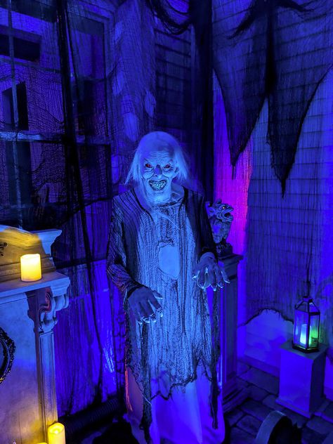 Haunted Eve Halloween 2024 | Yard Haunt Theme: Haunted Mansi… | Flickr Haunted House Themes, Haunted Mansion Ghosts, House Themes, Yard Haunt, Halloween Yard, Halloween 2024, Haunted Mansion, Halloween Haunt, Haunted House