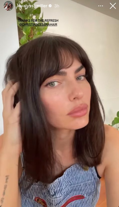 Alyssa Miller Bangs, Alyssa Miller Hair, Alyssa Miller, Style Icons, Bangs, Hair Styles, Makeup, Hair, Beauty