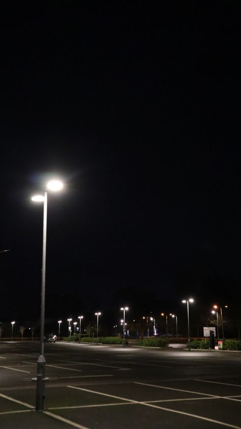 Car Park Aesthetic Night, Liminal Space Night Time, Car Parked At Night, Music Video Location Ideas, Empty Parking Lot Night Aesthetic, Car Park Aesthetic, Night Street Aesthetic, Empty Parking Lot, Itunes Card