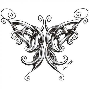 99+ Different Style Tattoos Designs Butterfly Tats, Celtic Drawings, Tatoo 3d, Butterfly Tattoo Design, Celtic Butterfly, Celtic Tattoo Designs, Butterfly Tattoo Meaning, Irish Tattoos, Knot Tattoo