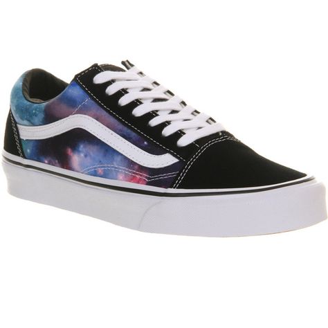 Vans Old Skool ($50) ❤ liked on Polyvore featuring shoes, sneakers, vans, trainers, galaxy black true white, unisex sports, planet shoes, black white sneakers, black lace up shoes and sports trainer Black White Sneakers, Galaxy Black, Black Lace Up Shoes, Sneakers Vans, Trainers Shoes, Black And White Sneakers, White Vans, Sports Trainers, Galaxy Art