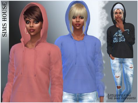 Sims 4 Cc Clothes Zip, Sims 4 Hoodie, Sims 4 Cc Clothes, Cyberpunk Jacket, Hoodie Hood, Women's Hoodie, Hoodie Coat, Sims House, Sport Chic