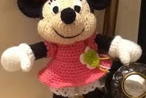 PATRON MINNIE MOUSE (MICKEY MOUSE)AMIGURUMI 12509 Minnie Mouse Doll, Mouse Amigurumi, Disney Crochet Patterns, Crochet Disney, Crochet Mouse, Disney Mouse, Mini Mouse, Pink Yarn, Ideas Crochet